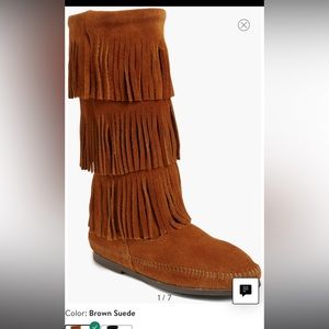 New-Minnetonka Fringe Boots